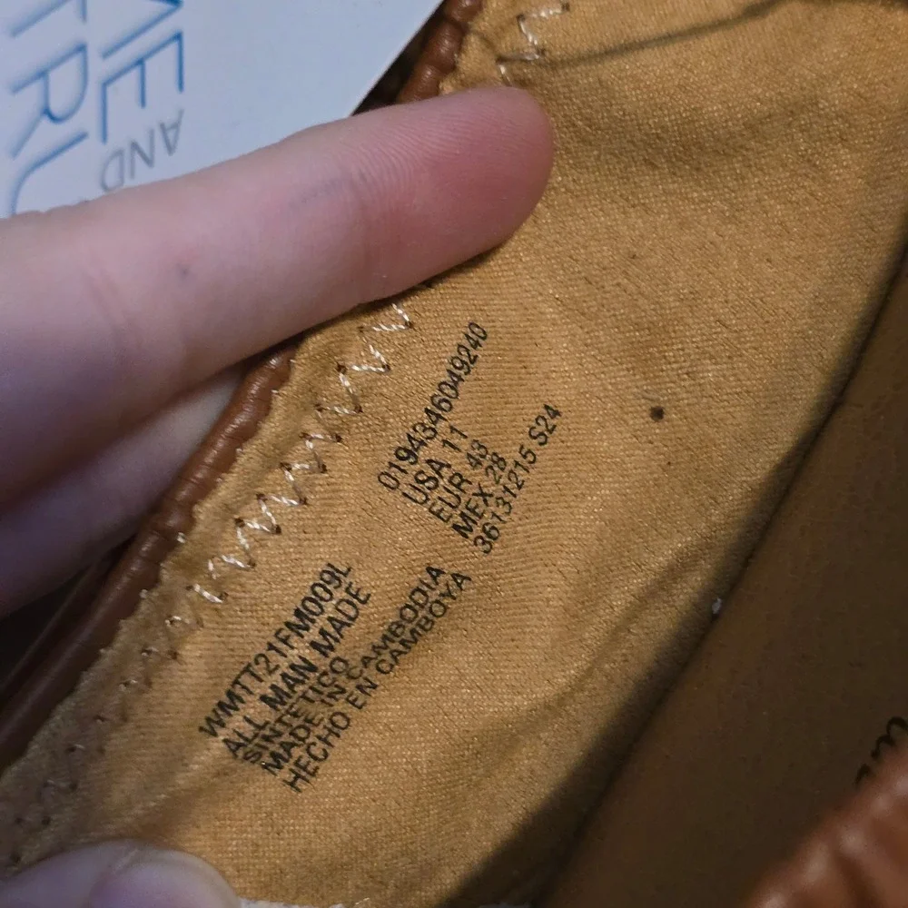 Time and Tru Scrunch Ballet Flat Women 11 Cognac Brown Memory Foam WMTT21FM009L - Picture 4 of 5